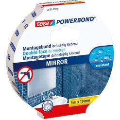 Tesa Bouw<Spiegel montagetape 19mmx5M