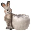 Van Cranenbroek Pasen|Vazen En Potten<Staand konijn met pot 17cm 2 assorti