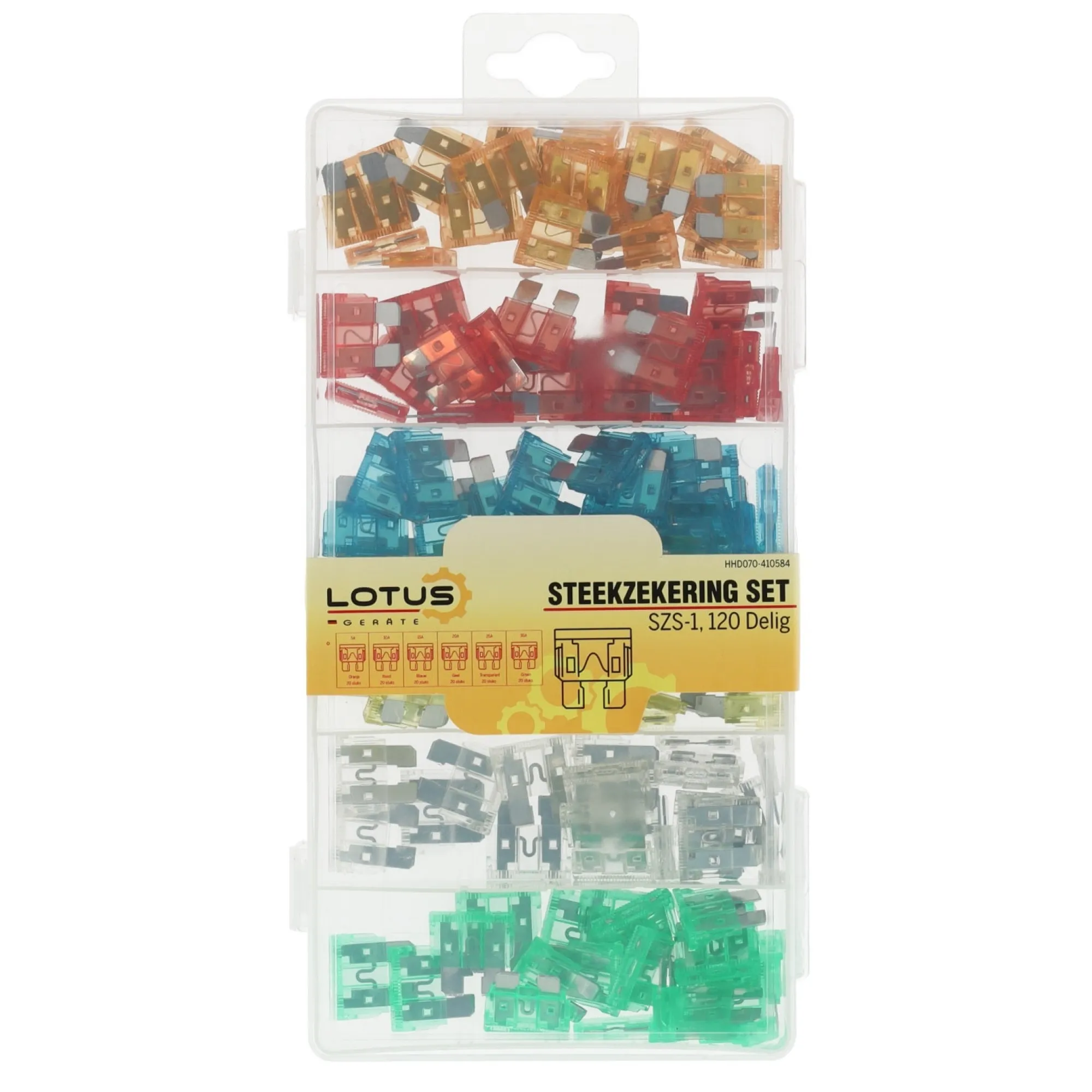 Lotus Autogereedschap|Autoaccessoires<Steekzekering set SZS-1 120-delig