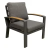 Bois le Duc Tuinstoelen|Loungesets<Stoel Foxton Antraciet