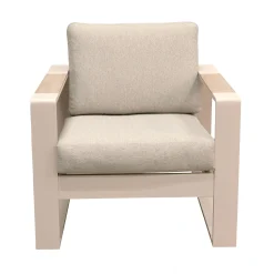 Bois le Duc Loungesets|Tuinstoelen<Stoel Malviza latte met kussens