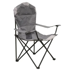 Campingstoel<Stoel opvouwb Cortes grijs