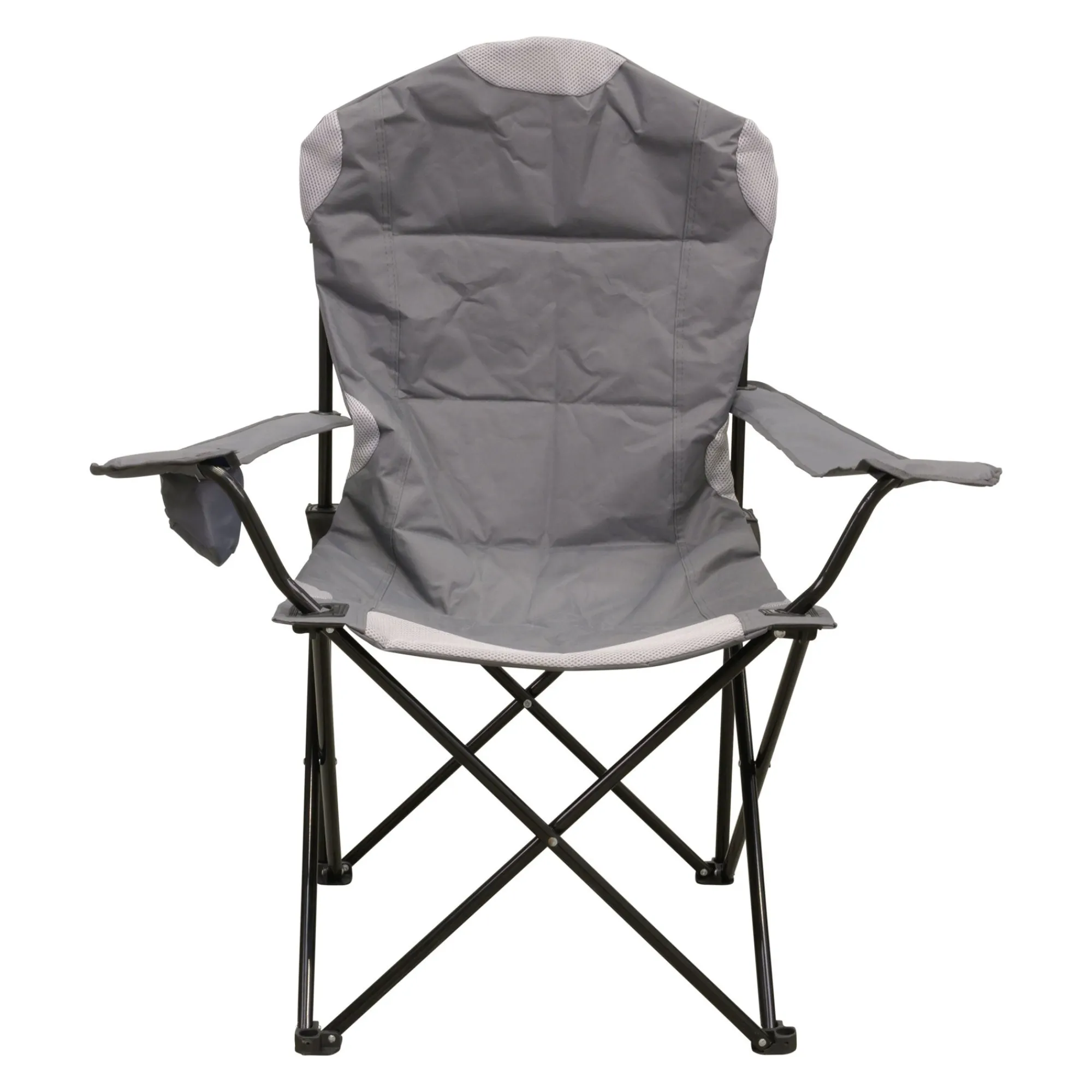 Campingstoel<Stoel opvouwb Cortes grijs