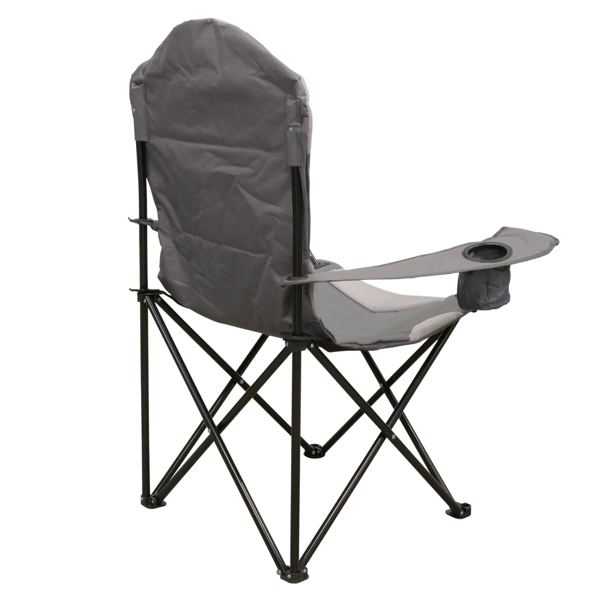 Campingstoel<Stoel opvouwb Cortes grijs