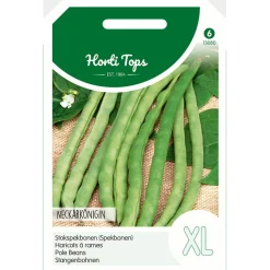 Horti Tops Moestuin<Stokspekbonen Neckarkönigin Phenomeen
