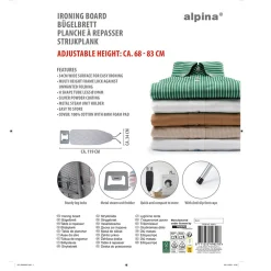 Alpina Wassen En Drogen<Strijkplank 119cm