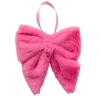 Boltze home Kerstdecoratie<Strik Bowy fluffy roze 17x20cm