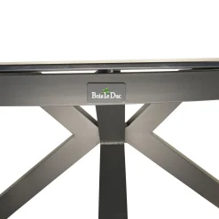 Bois le Duc Tuintafels<Tafel Bembo 150cm antraciet