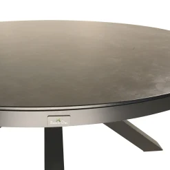 Bois le Duc Tuintafels<Tafel Bembo 150cm antraciet