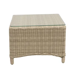 Bois le Duc Tuintafels<Tafel bijzet Aprano 57x57 cm White Orchid