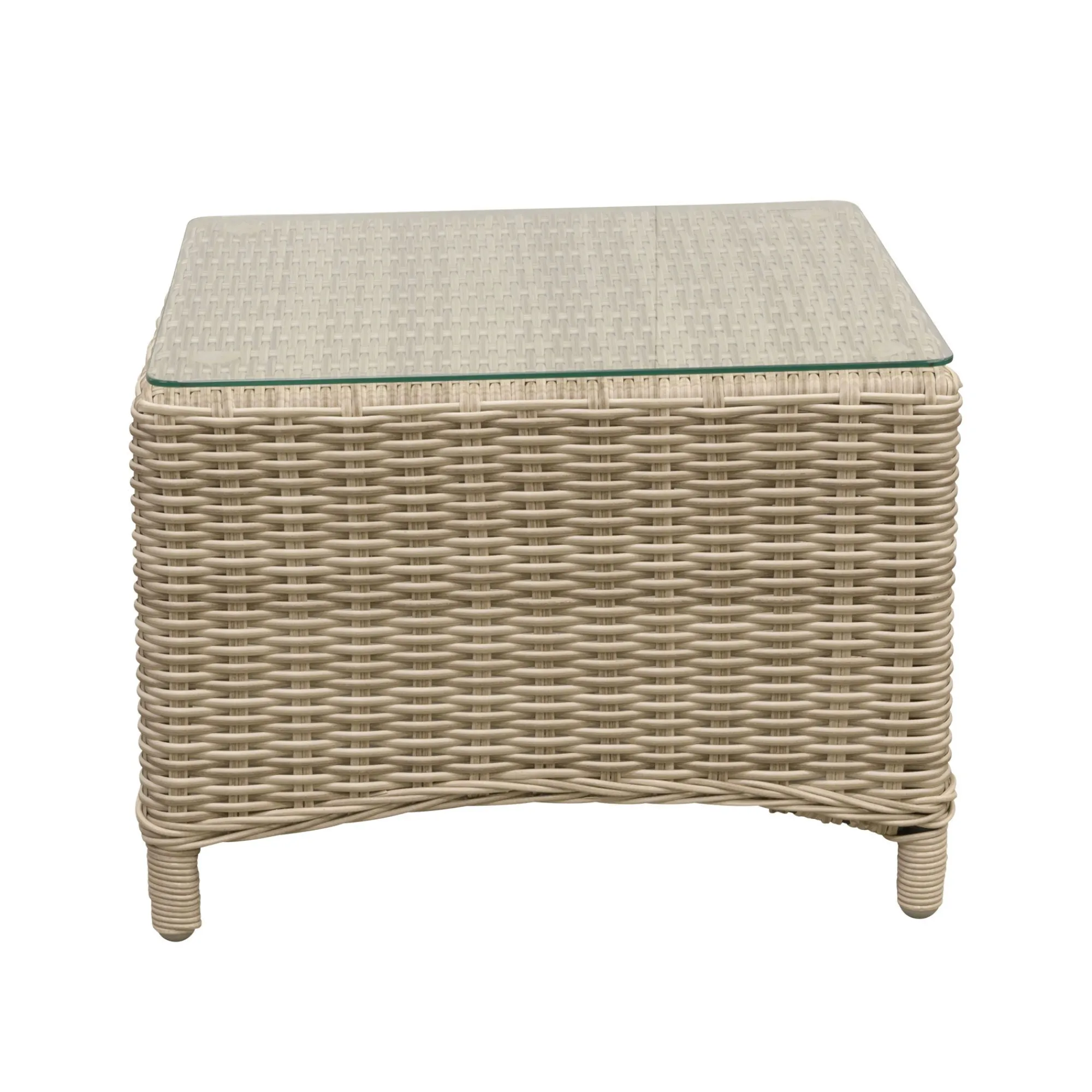 Bois le Duc Tuintafels<Tafel bijzet Aprano 57x57 cm White Orchid
