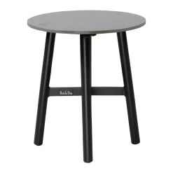 Bois le Duc Tuintafels<Tafel bijzet Borno 40cm zwart