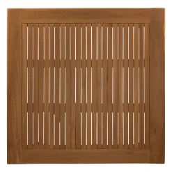 Bois le Duc Tuintafels<Tafelblad Isa 90x90cm teak