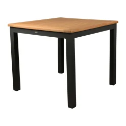 Bois le Duc Tuintafels<Tafelblad Isa 90x90cm teak