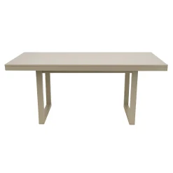 Bois le Duc Tuintafels|Loungesets<Tafel Brozzi hoog 140x75cm milky grey