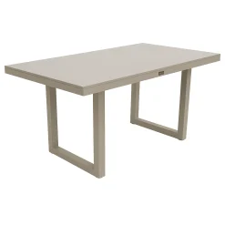 Bois le Duc Tuintafels|Loungesets<Tafel Brozzi hoog 140x75cm milky grey