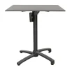 Bois le Duc Tuintafels<Tafel Firenze 70x70cm antraciet