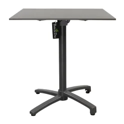 Bois le Duc Tuintafels<Tafel Firenze 70x70cm antraciet