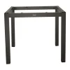 Bois le Duc Tuintafels<Tafelframe Tavola 87x87cm antraciet met