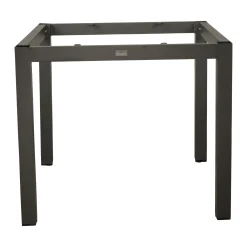 Bois le Duc Tuintafels<Tafelframe Tavola 87x87cm antraciet met