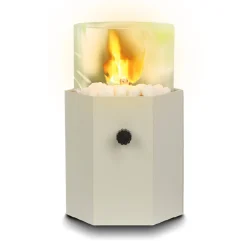 Sun Heat Vuur- & Terrasverwarming<Tafelhaard gas inca milky grey