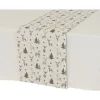 Decoris Kerstdecoratie<Tafelloper 150 x 30 cm zand