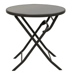 Bois le Duc Tuintafels<Tafel Ronda klap zwart