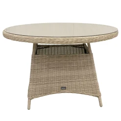 Bois le Duc Tuintafels<Tafel Selvotta 120cm white orchid
