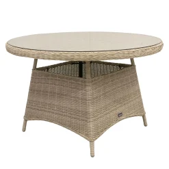 Bois le Duc Tuintafels<Tafel Selvotta 120cm white orchid