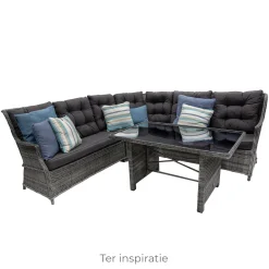 Bois le Duc Tuintafels|Loungesets<Tafel Sicura 130x80 cm Willow Grey