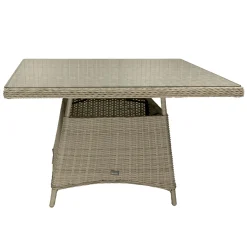 Bois le Duc Tuintafels<Tafel Vezza 120x120cm white orchid