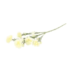 O'malley Kunstplanten En Kunstbloemen<Tak carnation wit 68 cm