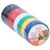 Black&Decker Bouw<Tape isolatie 18mmx5m 8st assorti Black+Decker