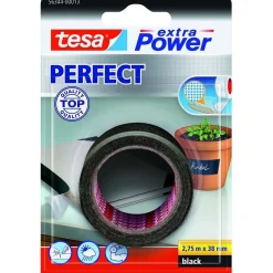 Tesa Bouw<Tape Power Perfect 38mmx2.75M zwart