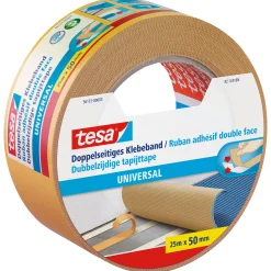 Tesa Bouw<Tapijttape dubbelz uni 50mmx25M