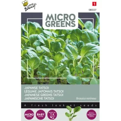 Buzzy Moestuin<Tatsoi Microgreens Zaden
