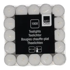 Arti Casa Kaarsen<Theelicht 4H 100 stuks