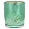 Van Cranenbroek Pasen<Theelicht glas konijn groen 10cm