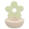 Van Cranenbroek Pasen|Kaarsen<Theelichthouder bloem groen 12cm