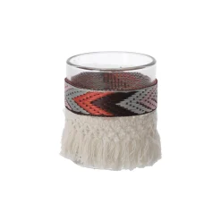 Decoris Kaarsen<Theelichthouder glas 8 cm