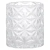Kaarsen<Theelichthouder glas 8 cm transparant