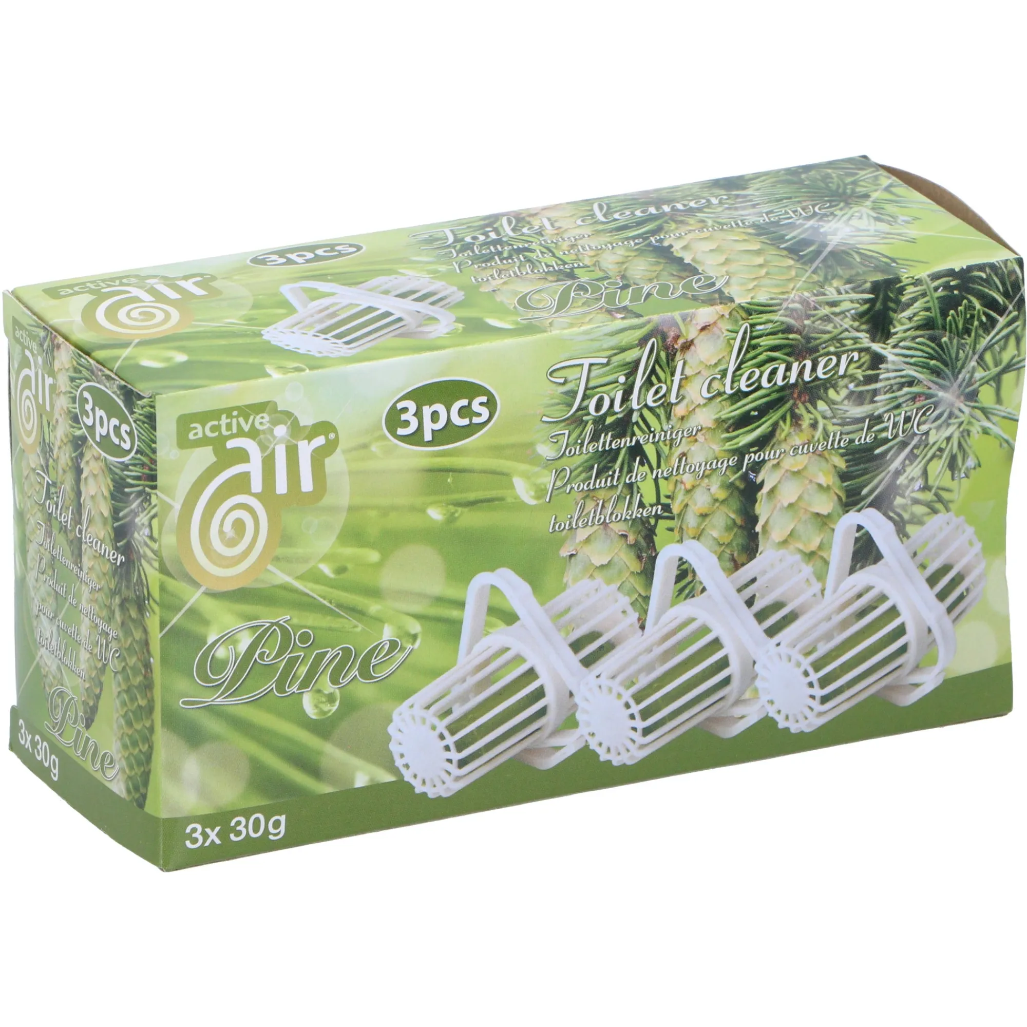 Active Air Schoonmaken<Toiletreiniger 3x30g assorti