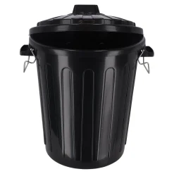 Curver Opbergen<Ton met deksel zwart 70L