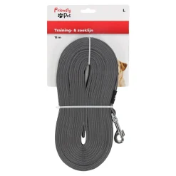Friendly Pet Hondenriem<Trainingslijn Xeno donkergrijs L 20mm 15m