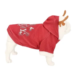 Hondenjas<Trui Hond Kerst holidays rood 25cm