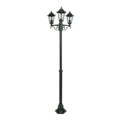 Diamant Buitenverlichting|Buitenverlichting<Tuinpaal Bologna Hoogte 200 cm 3 lamps