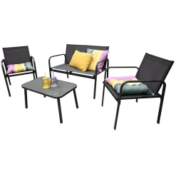 Bois le Duc Loungesets<Tuinset Passo antraciet