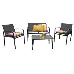 Bois le Duc Loungesets<Tuinset Passo antraciet