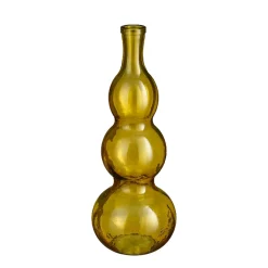 Mica Decorations Vazen En Potten<Vaas Benito recycled geel 45 x 17 cm