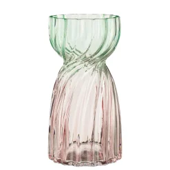 Mica Decorations Vazen En Potten<Vaas glas Alizon roze 25 x 13 cm